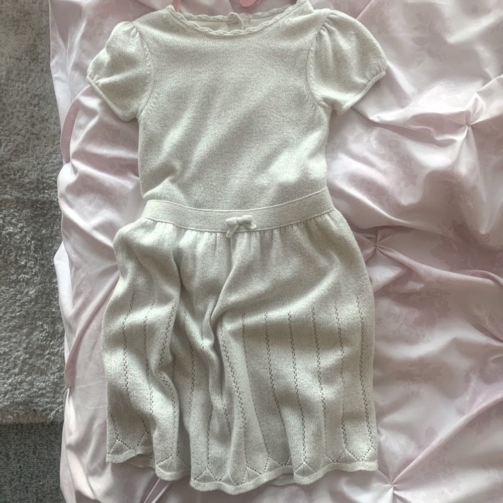 Janie and Jack Glitter Knit Dress
